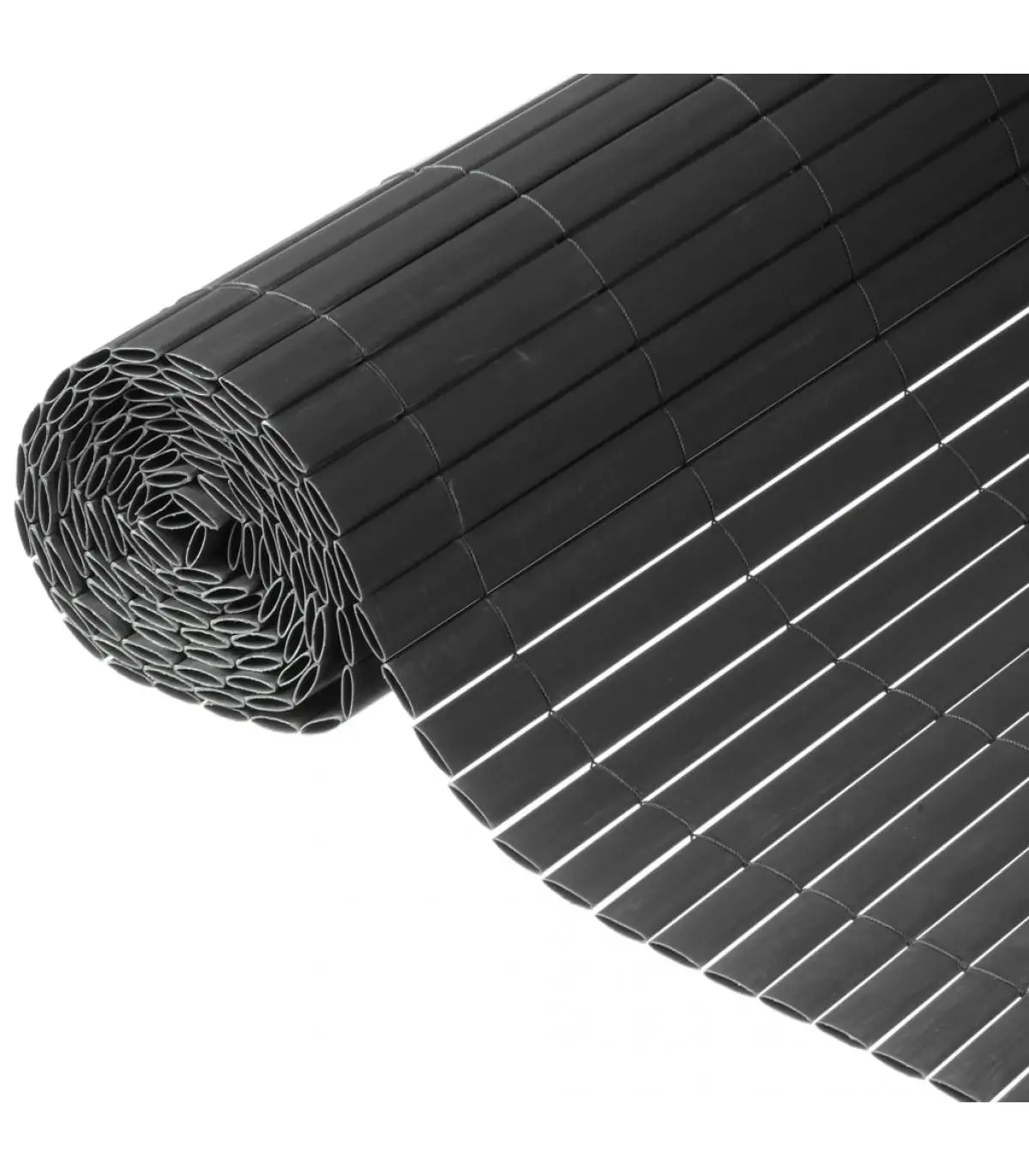 1,5x3 m anthracite gray PVC double sided garden concealment fence fence panels