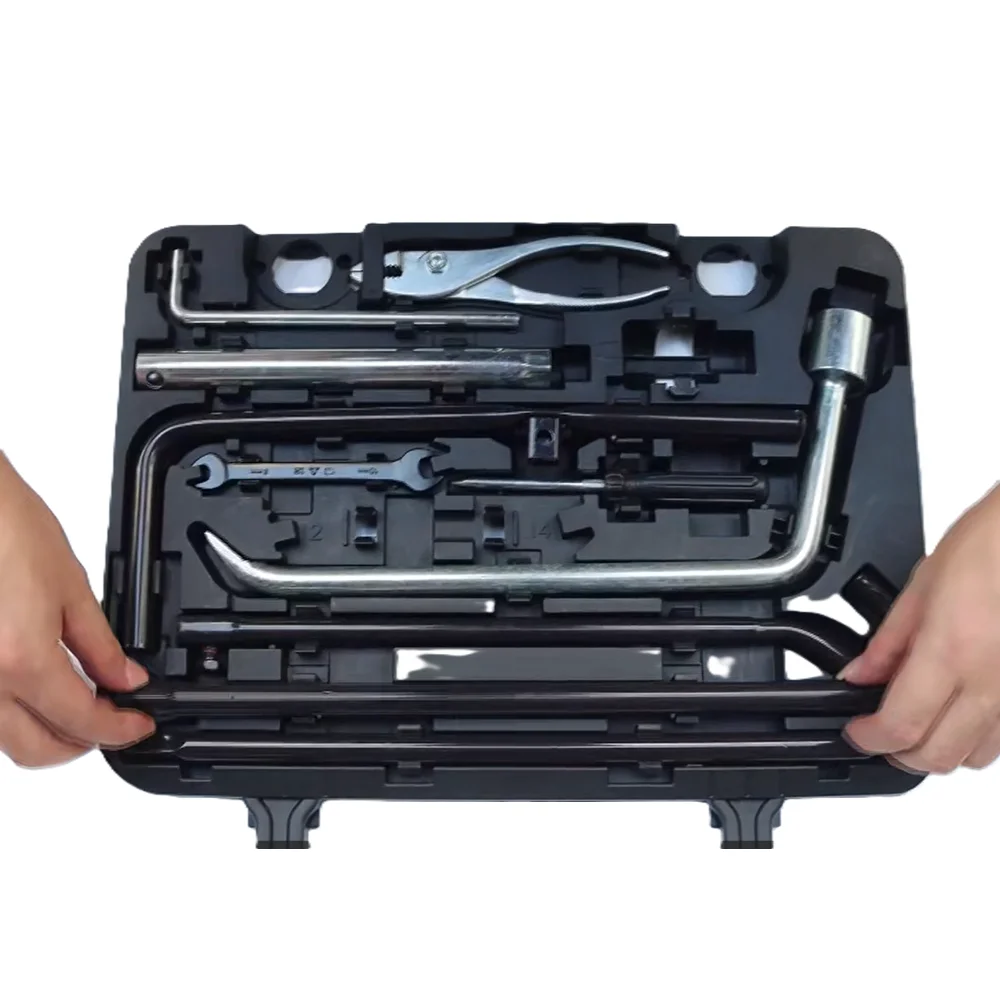 

Модификация аксессуаров для Toyota Land Cruiser Prado 150 2010-2023, аварийный ящик для инструментов багажника, LC150, модернизированный интерьер