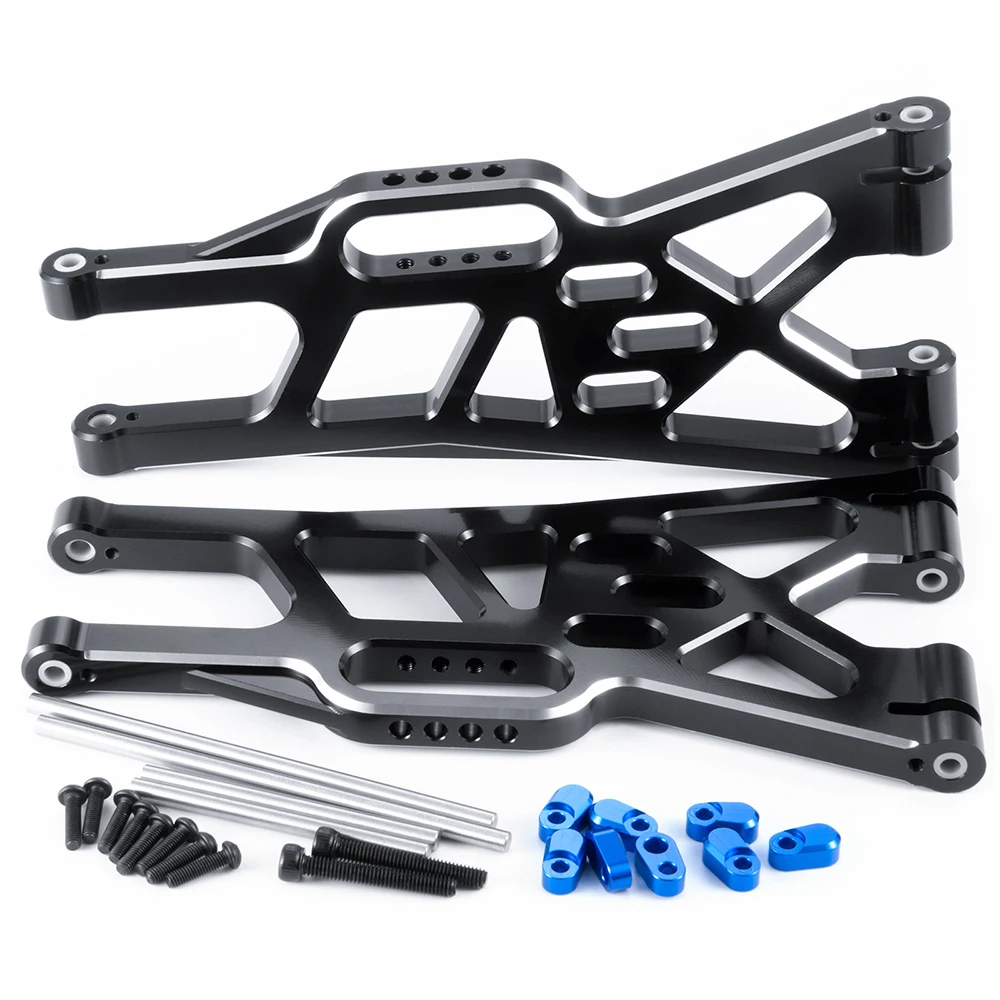 MIBIDAO Metal Front Rear Upper Lower Suspension Arm For 1/5 RC Crawler Car X-Maxx XMAXX 8S 77086-4 Buggy Trucks Upgrade Parts