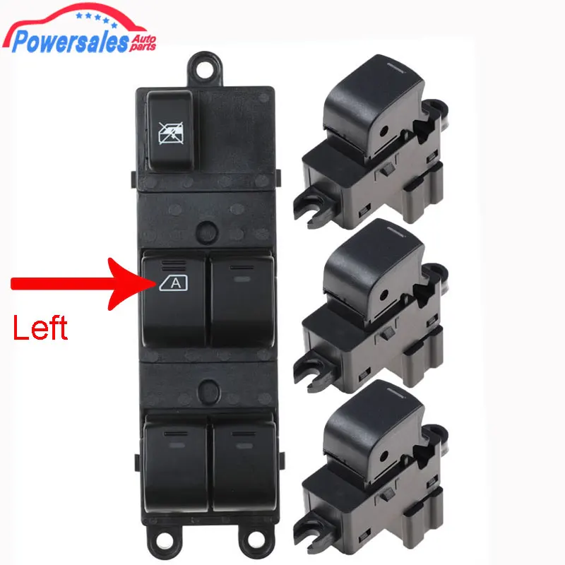 New Power Window Switch Button For Nissan Qashqai J10 JJ10 2007-2015 SUV 25401-JD001 25401JD001 25411-JD000 25411JD000