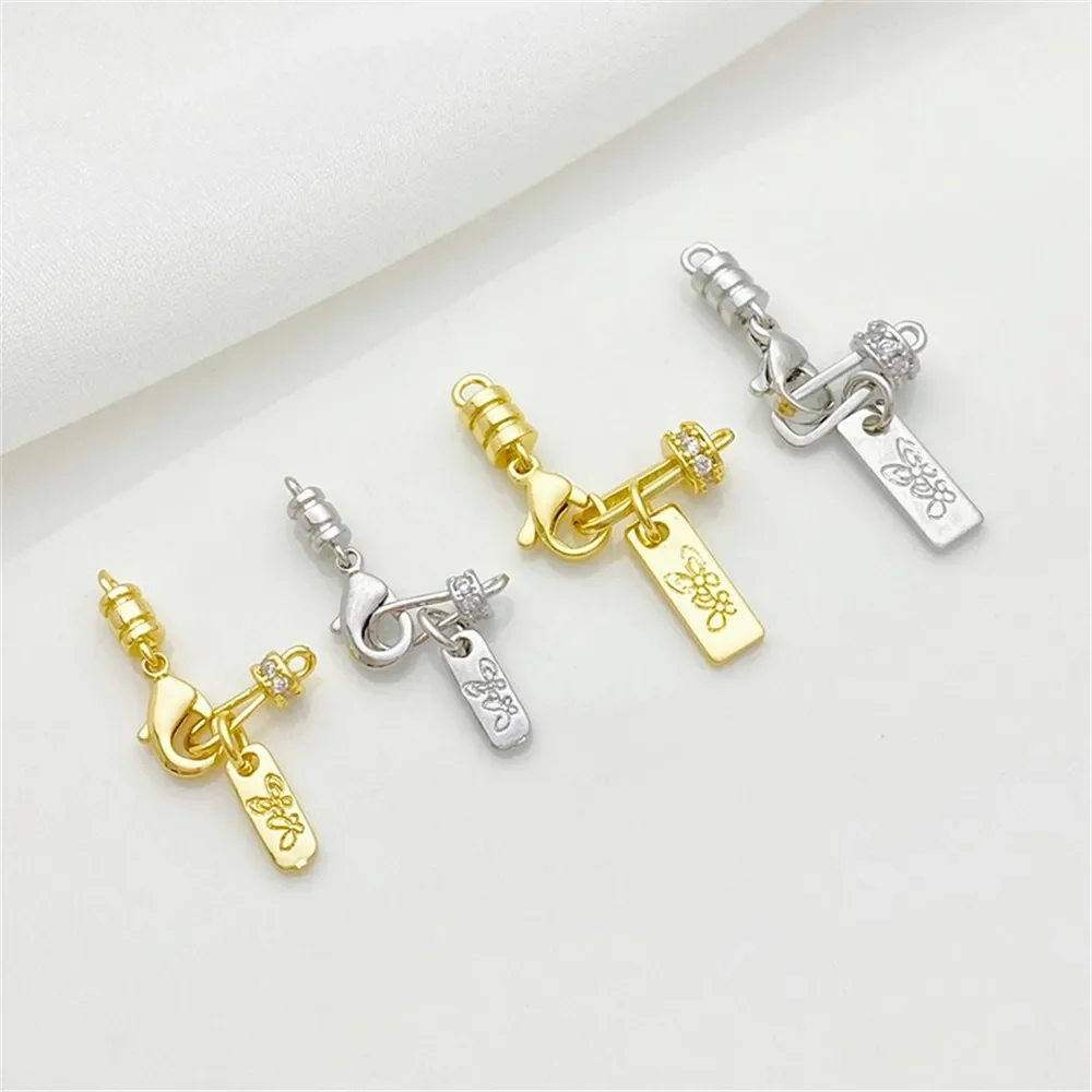 

14K Gold Color Versatile Lobster Buckle Connecting Buckle Hook Buckle Handmade DIY Bracelet Necklace Jewelry Material Accessorie