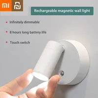 Xiaomi Youpin LED Lamp Household Magnetic Wall Lamp Wireless Rechargeable Movable No Punching Bedroom Bedside Reading Lamp NEW