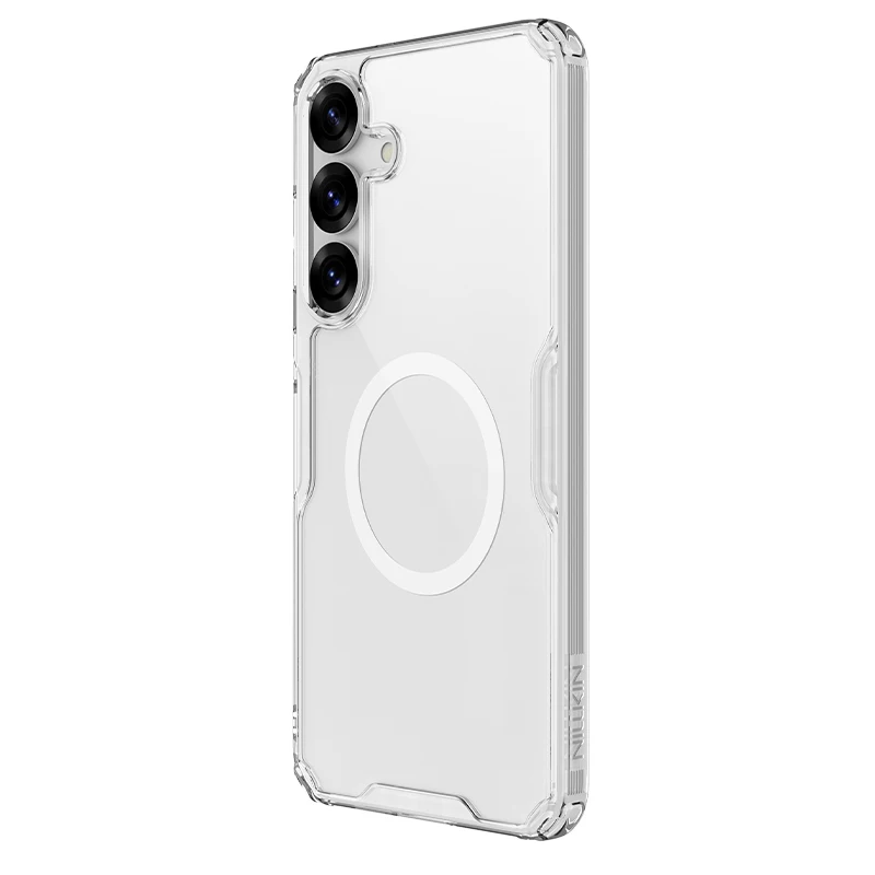 NILLKIN Magnetic Case for Samsung Galaxy S25, S25 Plus, S25 Ultra, Magnetic Fast Charging, Impact Resistant Airbags, Non-Slip