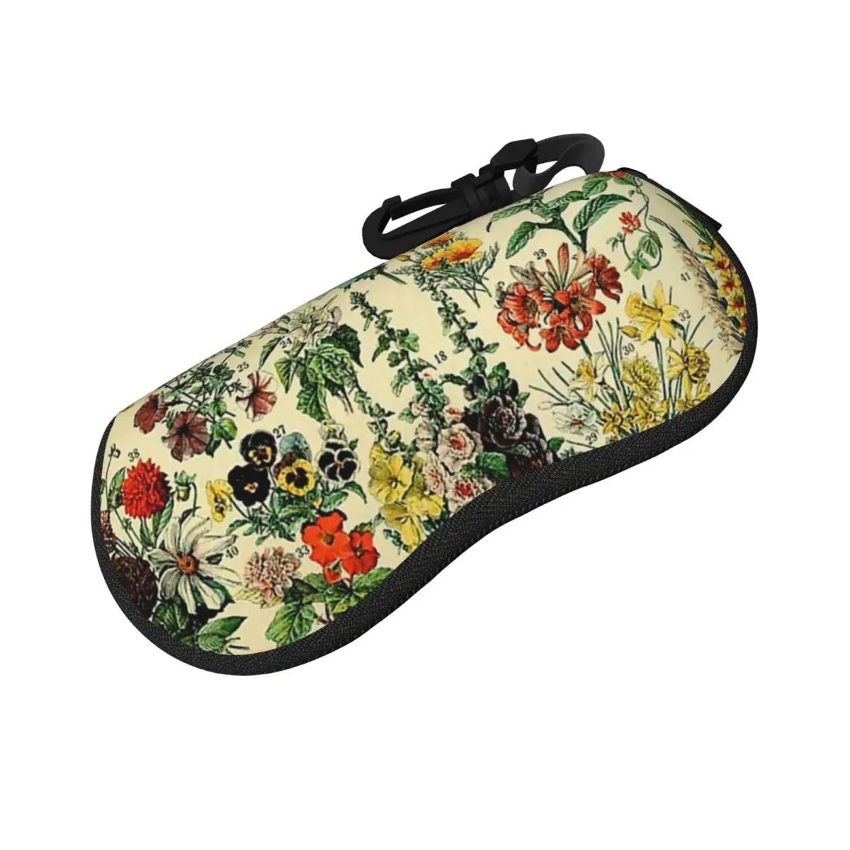 

Types Of Flowers, Adolphe Millot Shell Glasses Case Protective Sunglasses Box Women Men Soft Eyeglass Bag Pouch