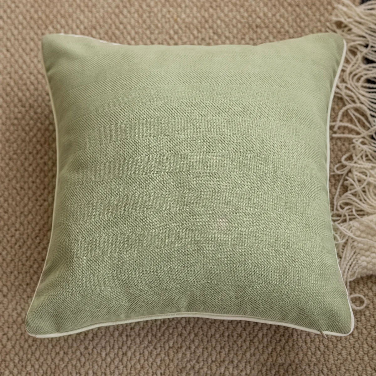INS Houndstooth Decorative Pillowcase Green Geometric Home Decor Cushion Cover 45X45cm Living Room Luxury Sofa Pillow Cases