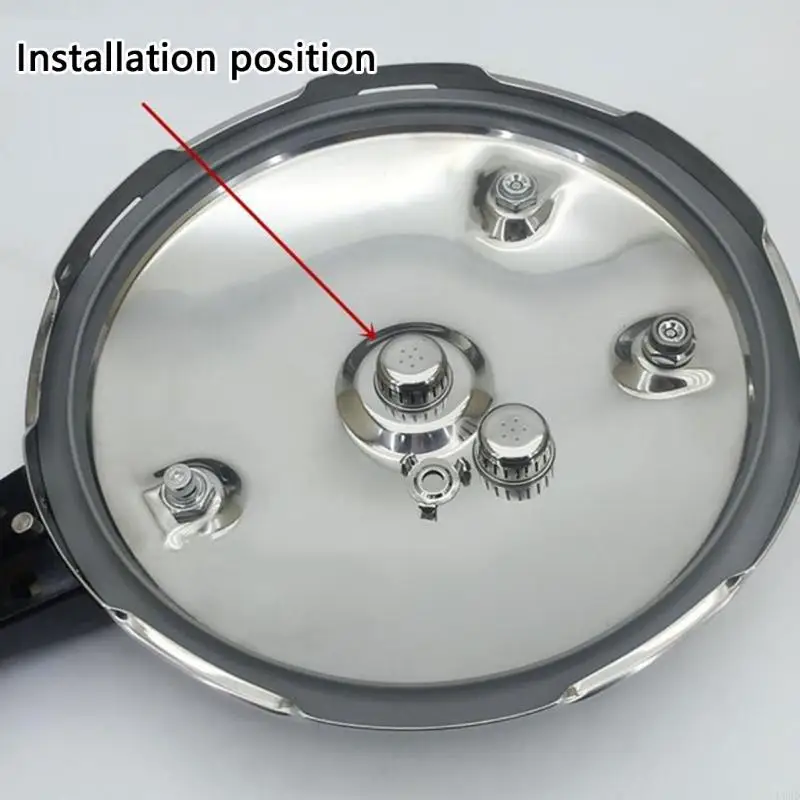 L5BD 3 Set Pressure Cooker Anti-Block Cover Set Kitchen Safety Accessory Spare Part Suitable for Quick and Safe Cooking