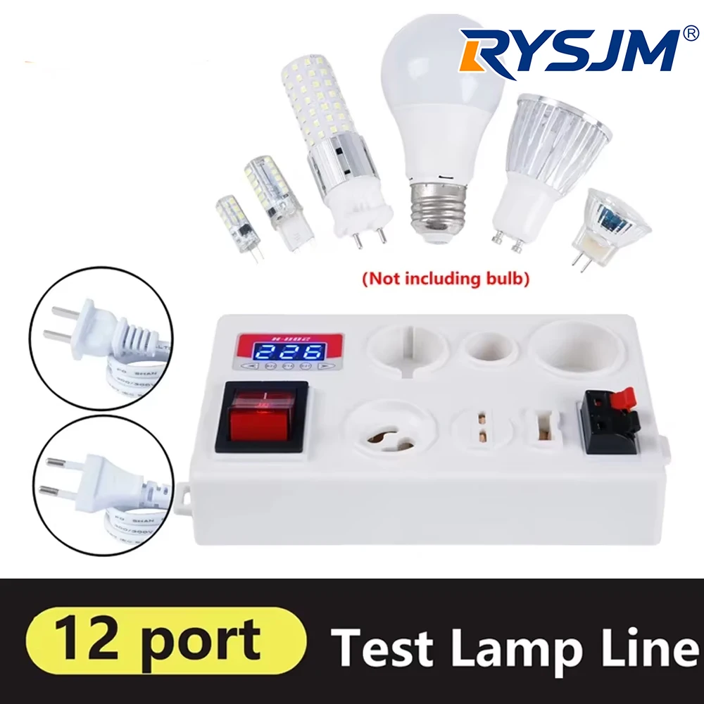 Led Tester for E27 B22 E14 Light Bulb Tester Multi-purpose Screen Tester Led Electric Power Voltage Power Tester for Light Bulb