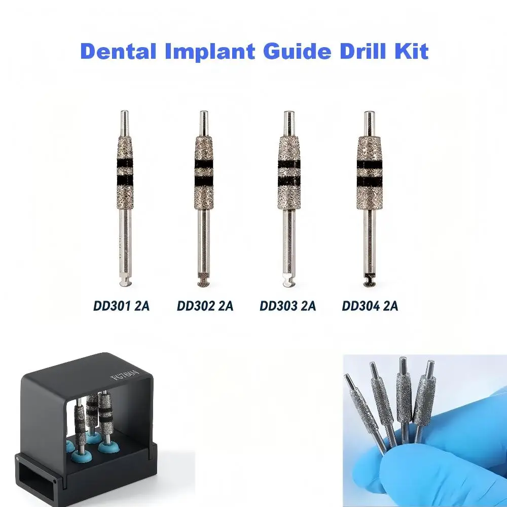 Dental Implant Guide Drill Kit 4pcs/box Neck Correction Drill Set Countersink Drill Set for Implant Surgery oral implant tool
