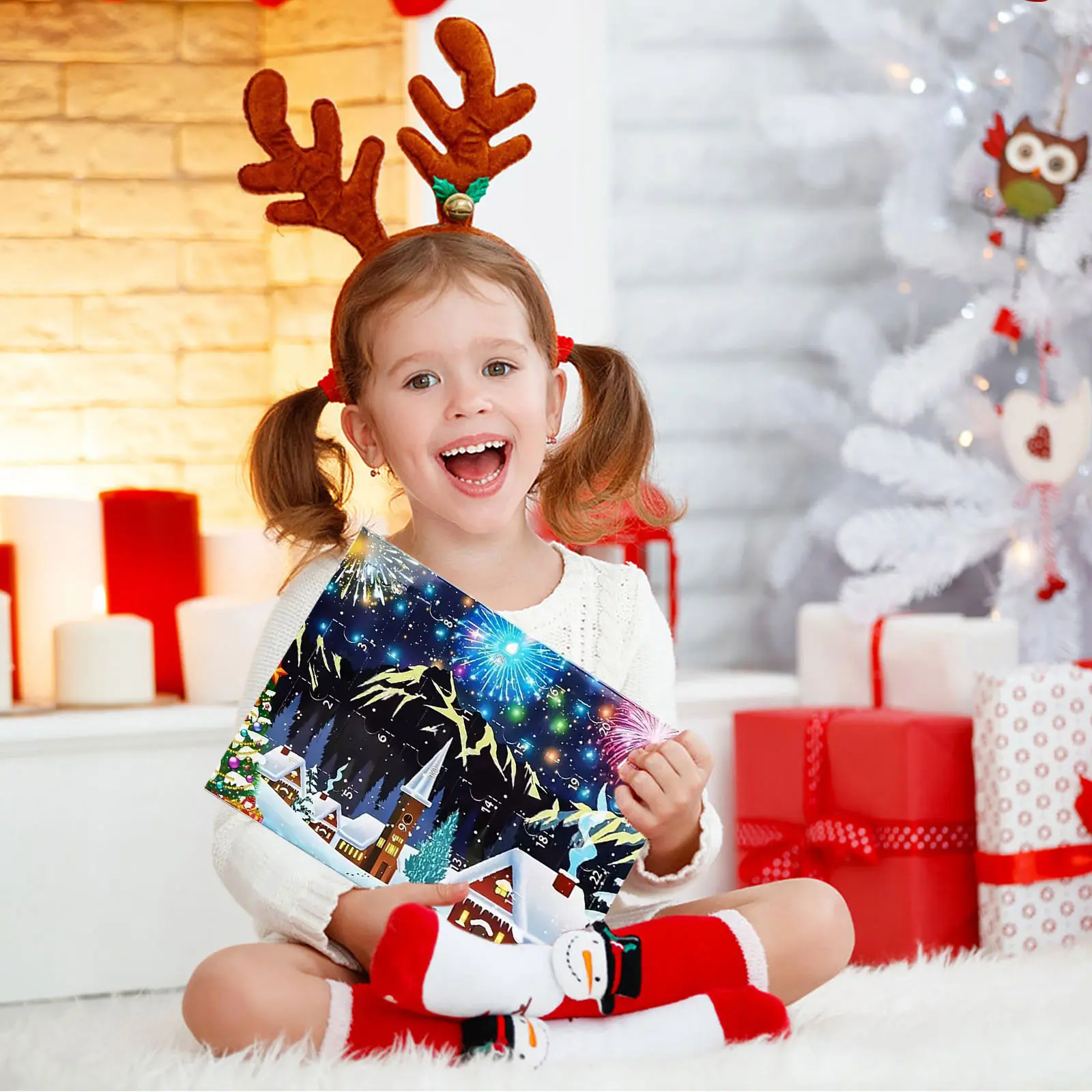 أوتار خفيفة تعمل بالبطارية مع مؤقت لتقويم وصول العطلة، ألغاز معدنية، لعبة ألغاز مفاجئة، مؤقت طبخ ميكانيكي #4