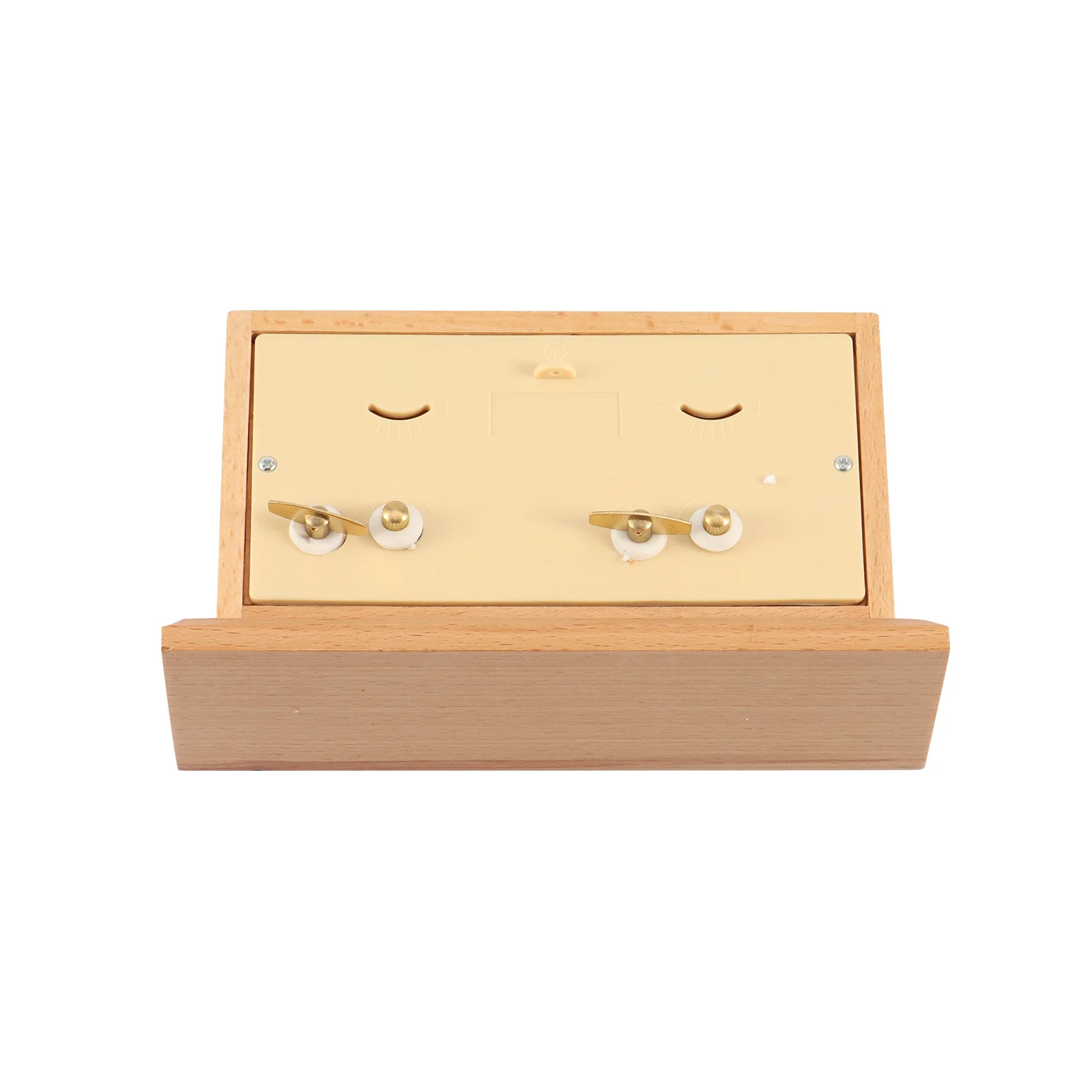 New Retro Analog Chess Clock Timer - Wind-Up Mechanical Chess Clock, No Battery Needed Wooden