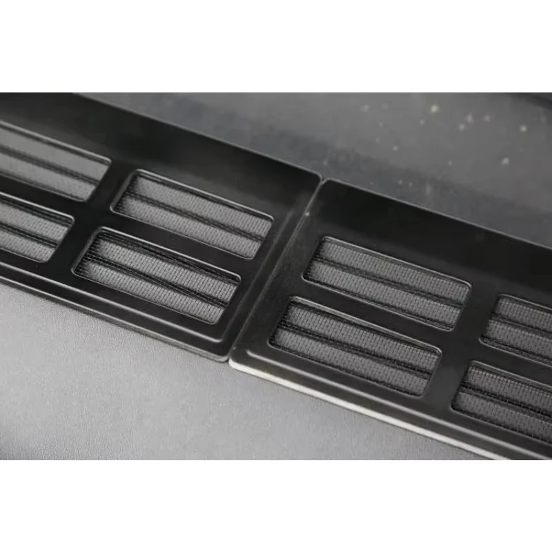 ل تسلا نموذج Y العرعر 2025 2021-2024 الحشرات واقية مدخل الهواء شبكة واقية غطاء مرشح تنفيس كمية شواء اكسسوارات السيارات