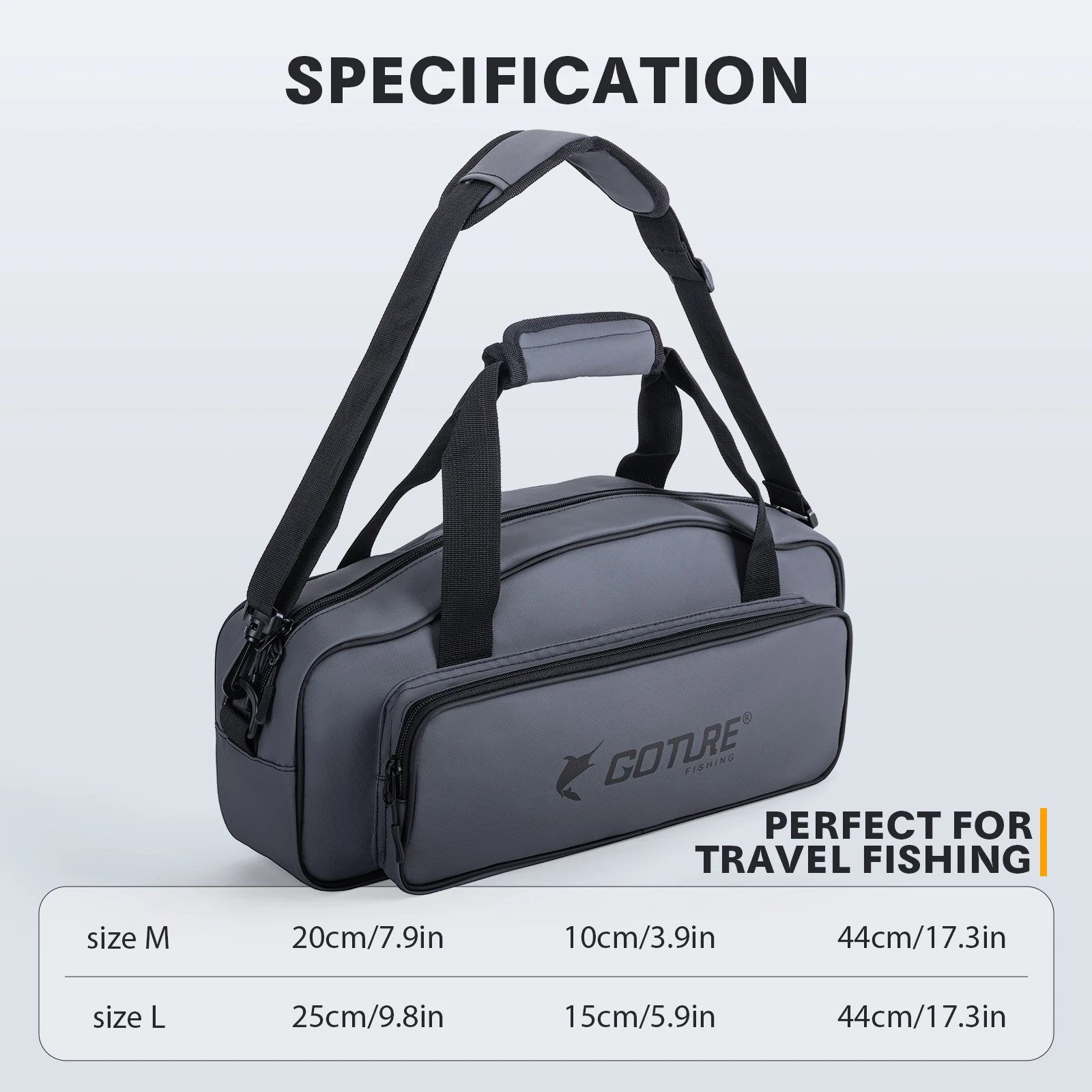 Bolsa de pesca Goture impermeable Oxford 900D para accesorios - imagen 5