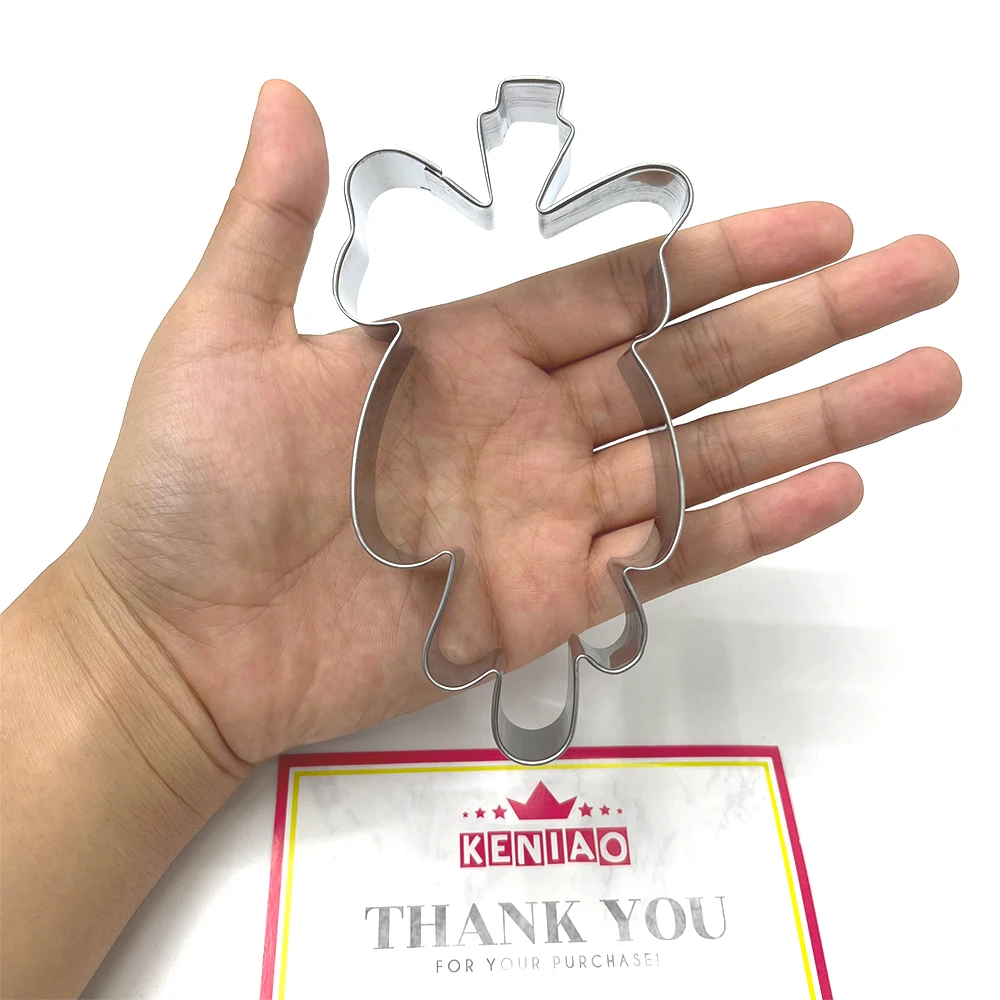 KENIAO Christmas Mistletoe Cookie Cutter - 11.7 CM - Winter Biscuit Fondant Sandwich Bread Mold - Stainless Steel - by Janka