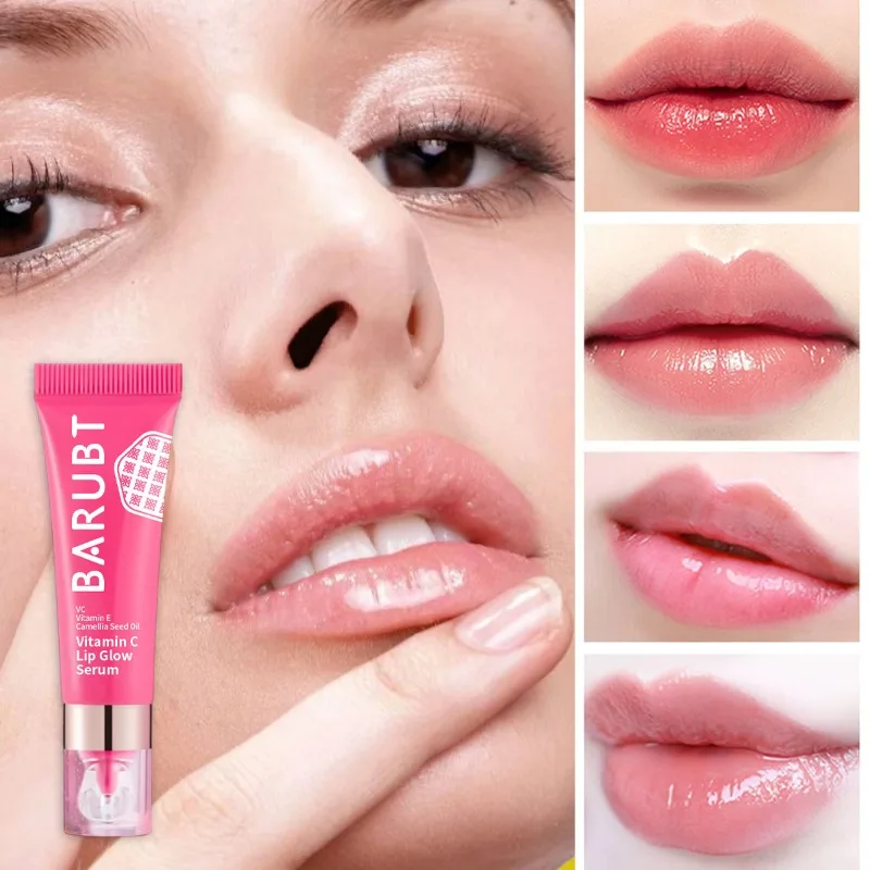 1pc Crystal Lip  Balm Gloss Moisturising Transparent Moisturizing Oil Fullness Lips Tint Soft Tube Lips Makeup Beauty Care