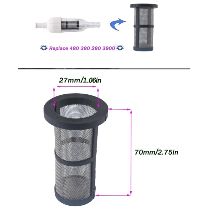 -ESTR 48-222 조디악 폴라리스 풀 클리너 필터 용 필터 스크린 교체 480 380 280 3900 풀 필터 교체