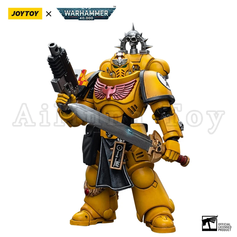 1/18 JOYTOY Action Figure 40K Fists Lieutenant With Power Sword Anime Collection Model Toy