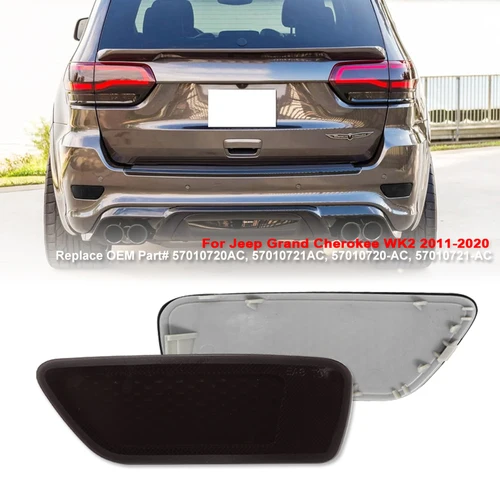 Imagen 1 del producto 2 uds luz reflectora de parachoques trasero para Jeep Grand Cherokee Compass SRT8 2011-2017 57010721AC 57010720AC lámpara antiniebla accesorios de coche
