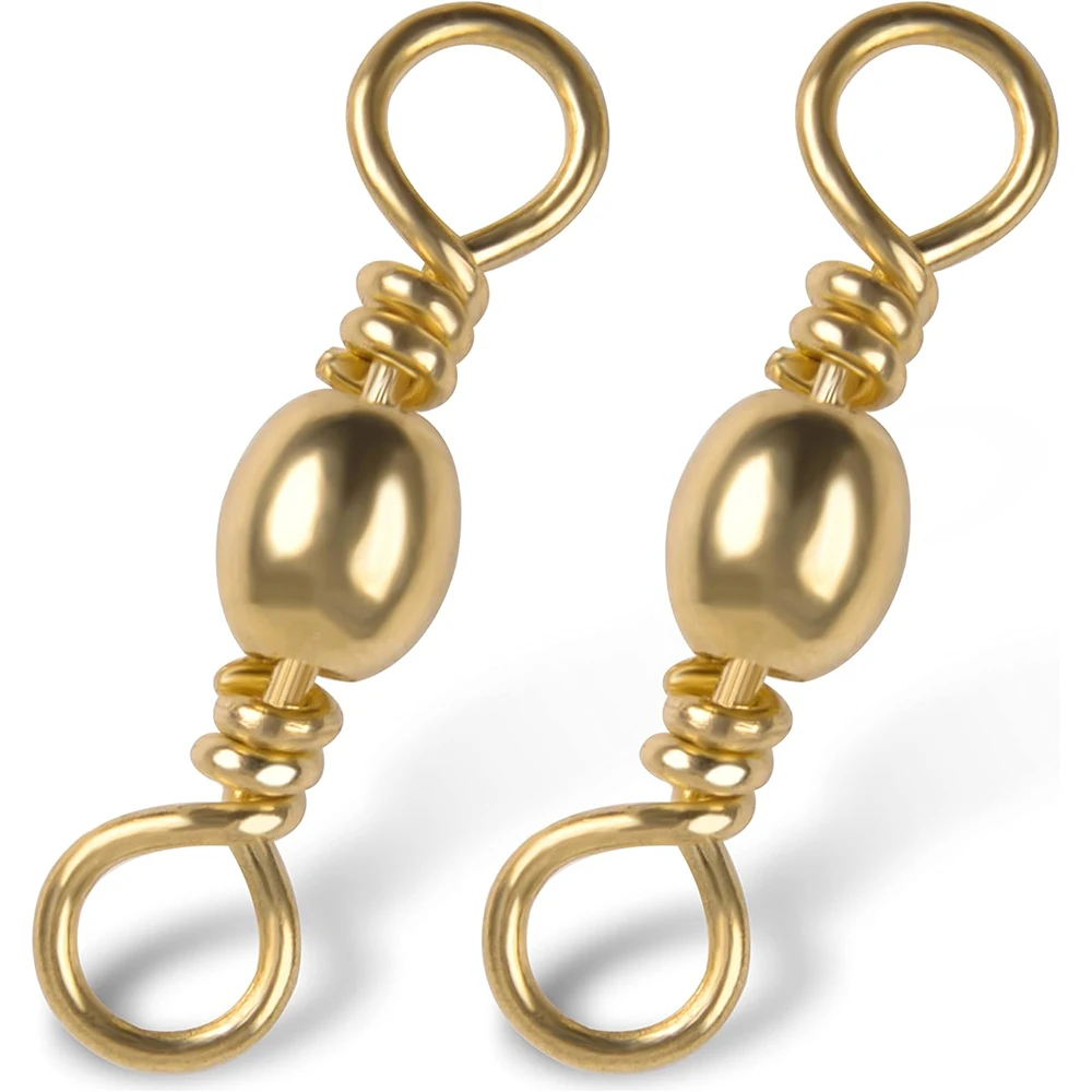 

20 шт., вертлюги для рыболовной бочки, сплошное кольцо, соединители для лески, рыболовные вертлюжки из нержавеющей стали, аксессуары для рыболовных снастей