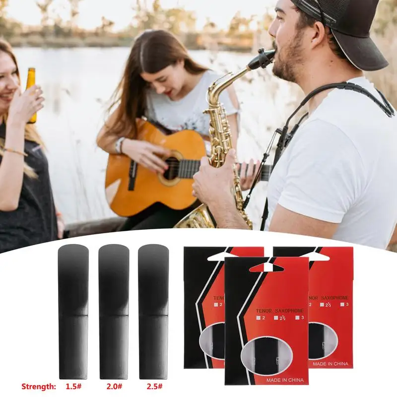 Alto Saxophone Reeds 3 Pieces Mouthpiece Reeds Precise Cut Alto Sax Reeds For Enhanced Performance And Playability