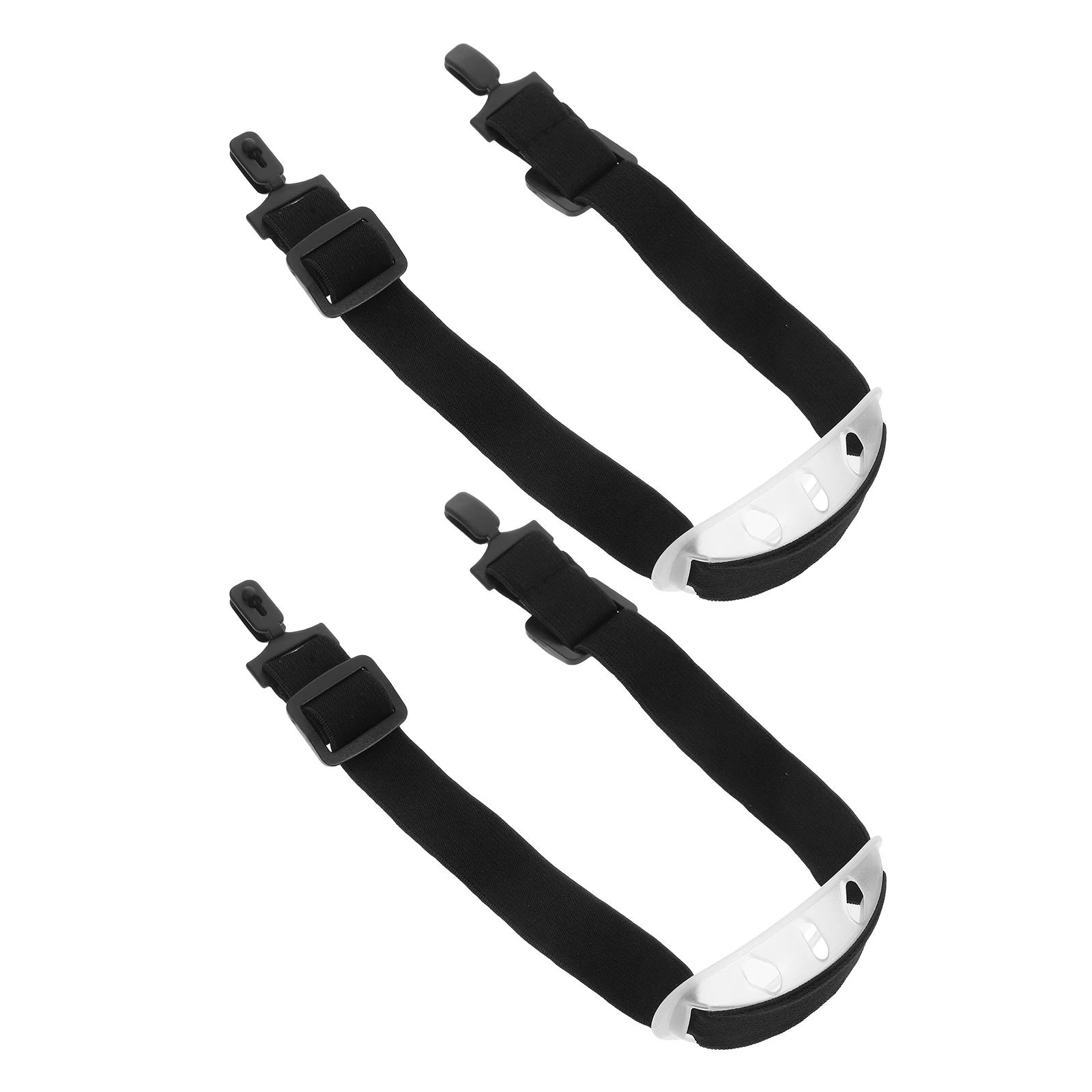 

2 Pcs Band Chin Strap Hard Hat Shield Adjustable Wrestling Cup Chinstrap
