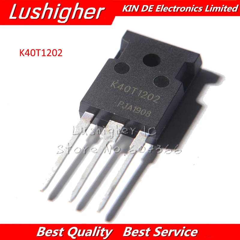 2PCS K40T1202 IKW40N120T2 TO-247 TO247 IKW40N120 IGBT 40A 1200V 40T1202 Original