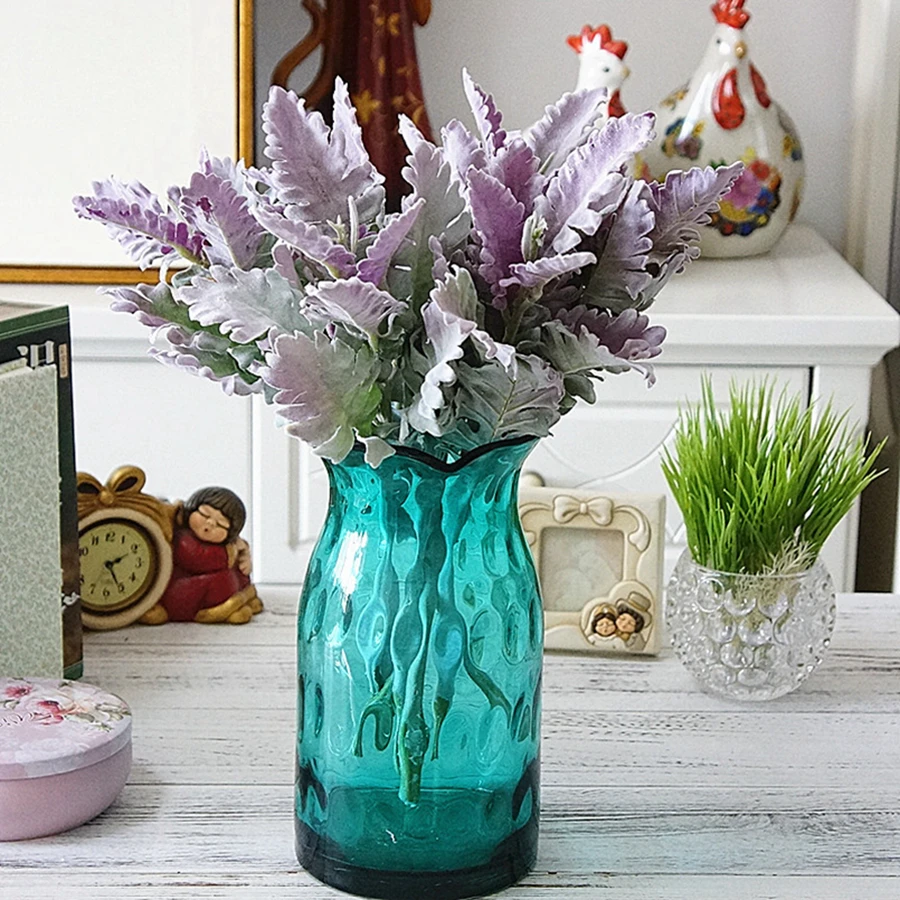 Artificial Flowers Silk Leaf Flocking Lagomorpha Festival We