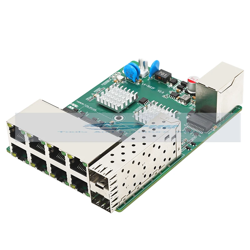 

LX-10G2F Two Optical 10 Electric Gigabit Switch Module Main Board