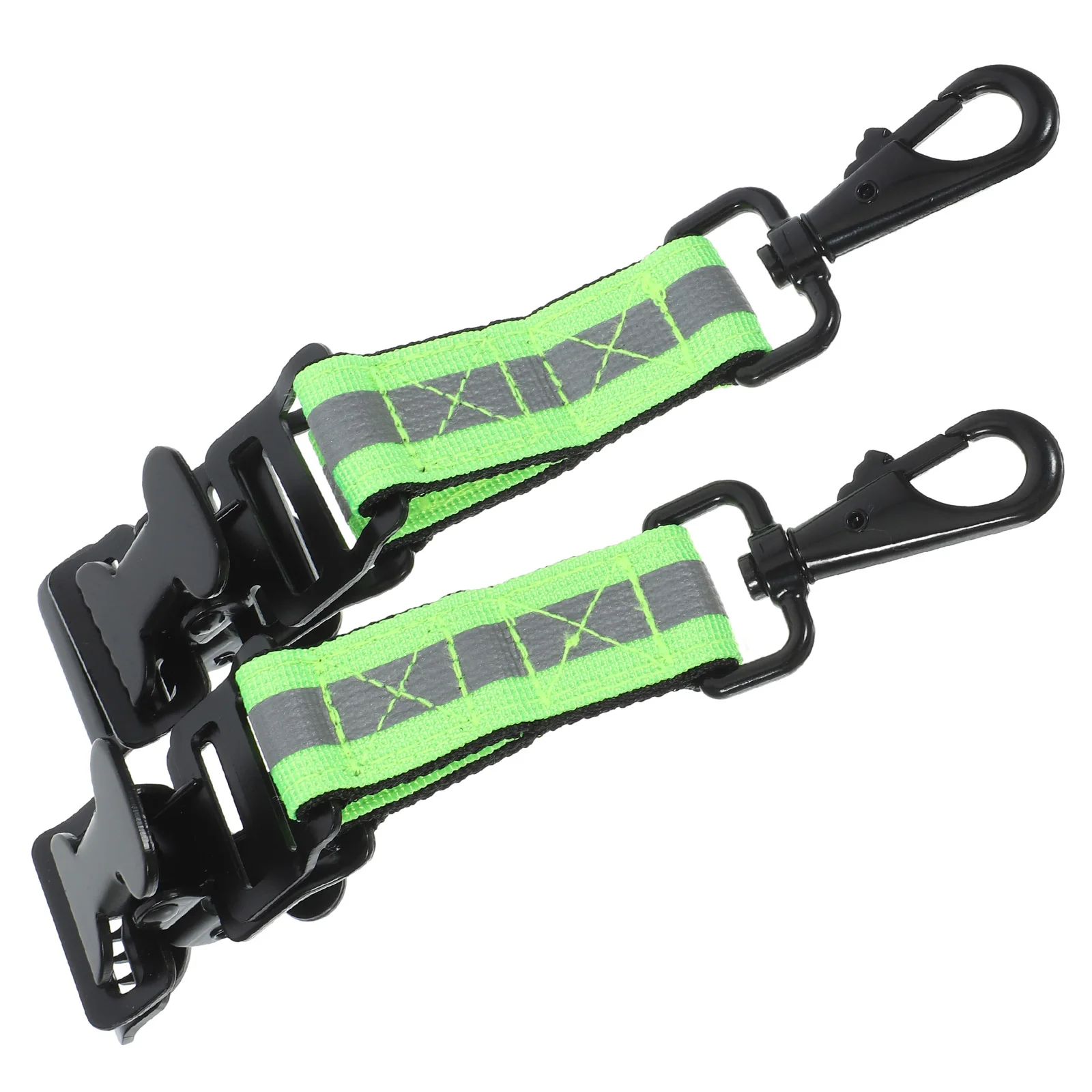 

2pcs Firefighter Work Gloves Durable Nylon Iron Holder Outdoor Buckle Strap Double Clasp Duty Belt Hook Gear Glove Straps Adult