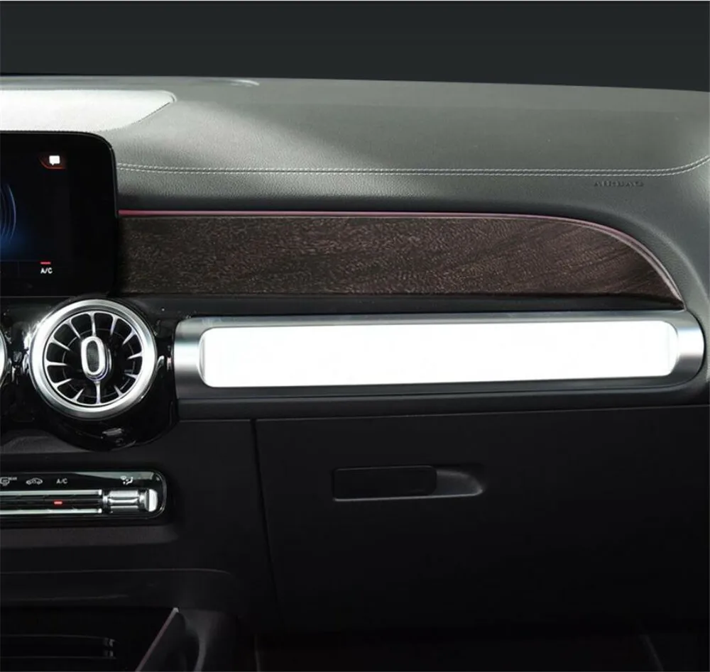 

For Mercedes Benz GLB Class X247 GLB180 GLB200 GLB220 GLB250 AMG CLB35 2020-2025 Car Central Control Dashboard Panel Trim Cover