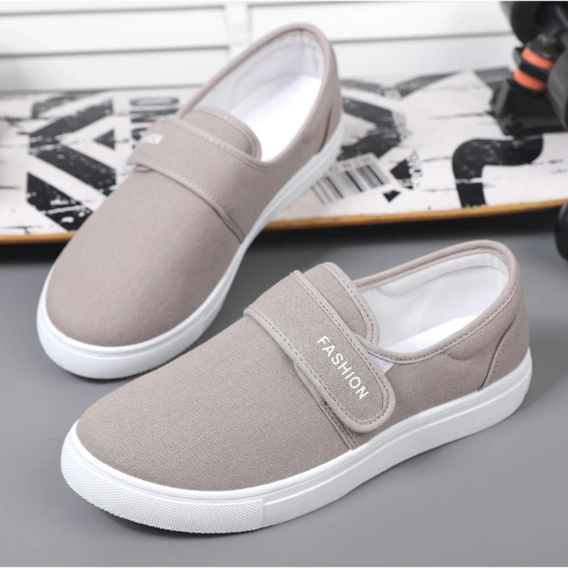 All-match Men Canvas Shoes Low Top Men's Casual Shoes Comfort Breathable Male Flats Plus Size 39-48 Shoes for Men Erkek Ayakkabı