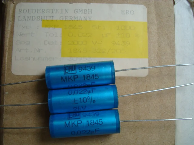 10pcs/lot Original German ERO MKP1845 series axial audio film capacitor free shipping