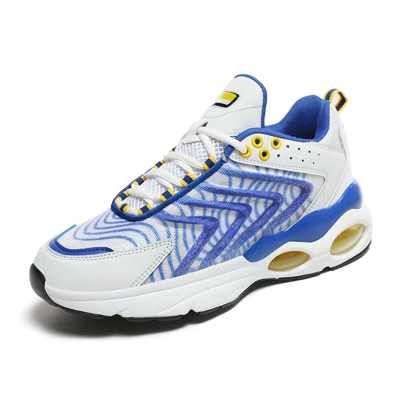 Scarpe da corsa professionali per uomo Sneakers traspiranti stringate scarpe da allenamento leggere da passeggio all\'aperto Mesh