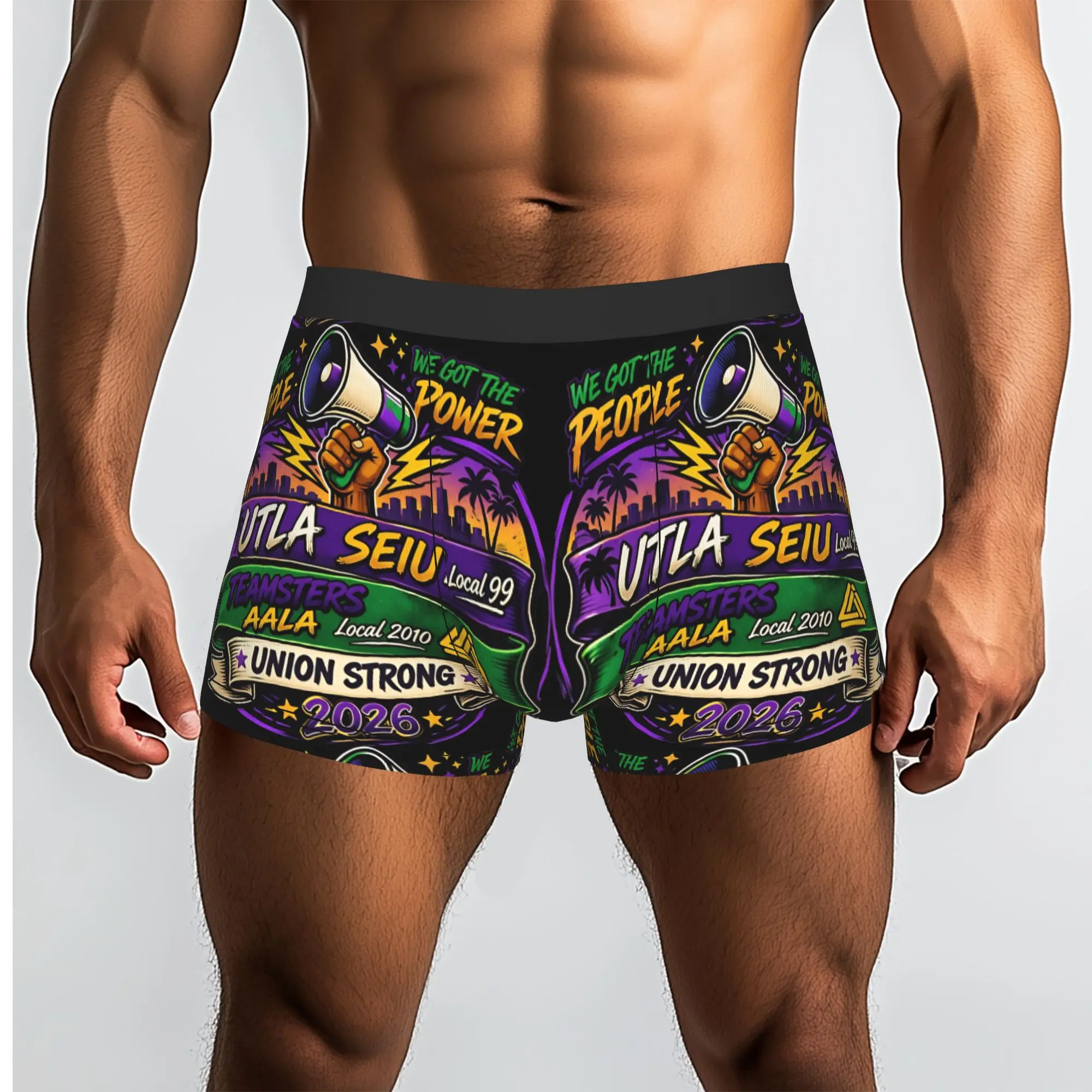 Labor Movement Utla Seiu Aala Labor Movement Underpants Homme Panties Men's Underwear Ventilate Shorts Boxer Briefs