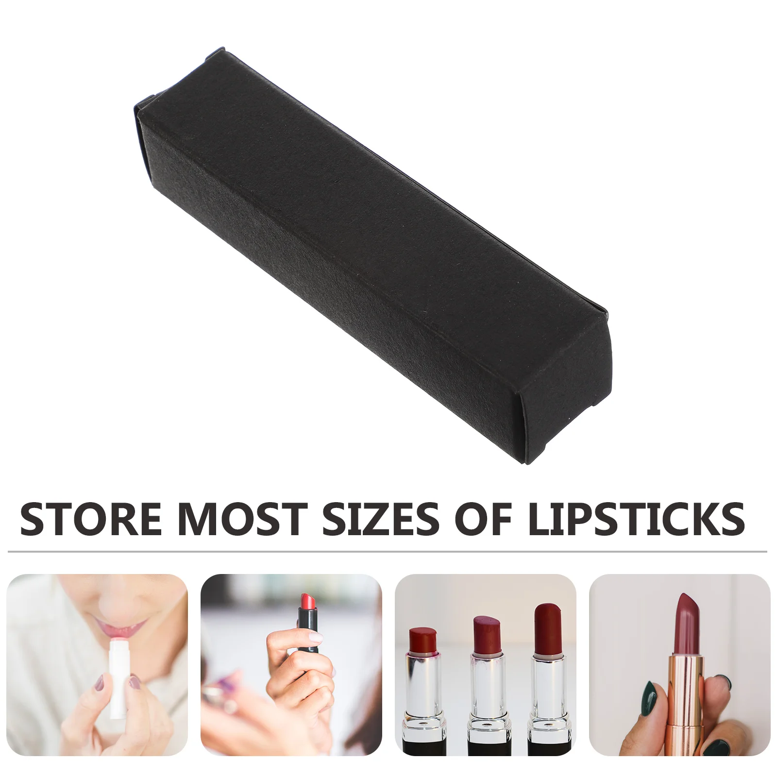 50 Pcs Box Essential Oil Packaging Boxes Lipstick Paper Essence Professional Shop Packing Kraft