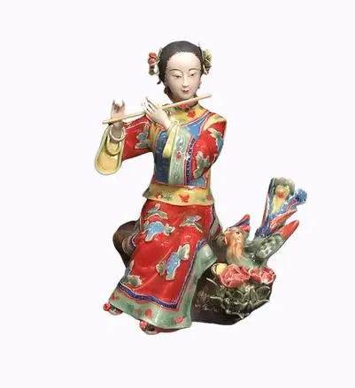 Ceramic Doll Ornament, Classical Ladies\' Creative Ornament - Phoenix Attraction