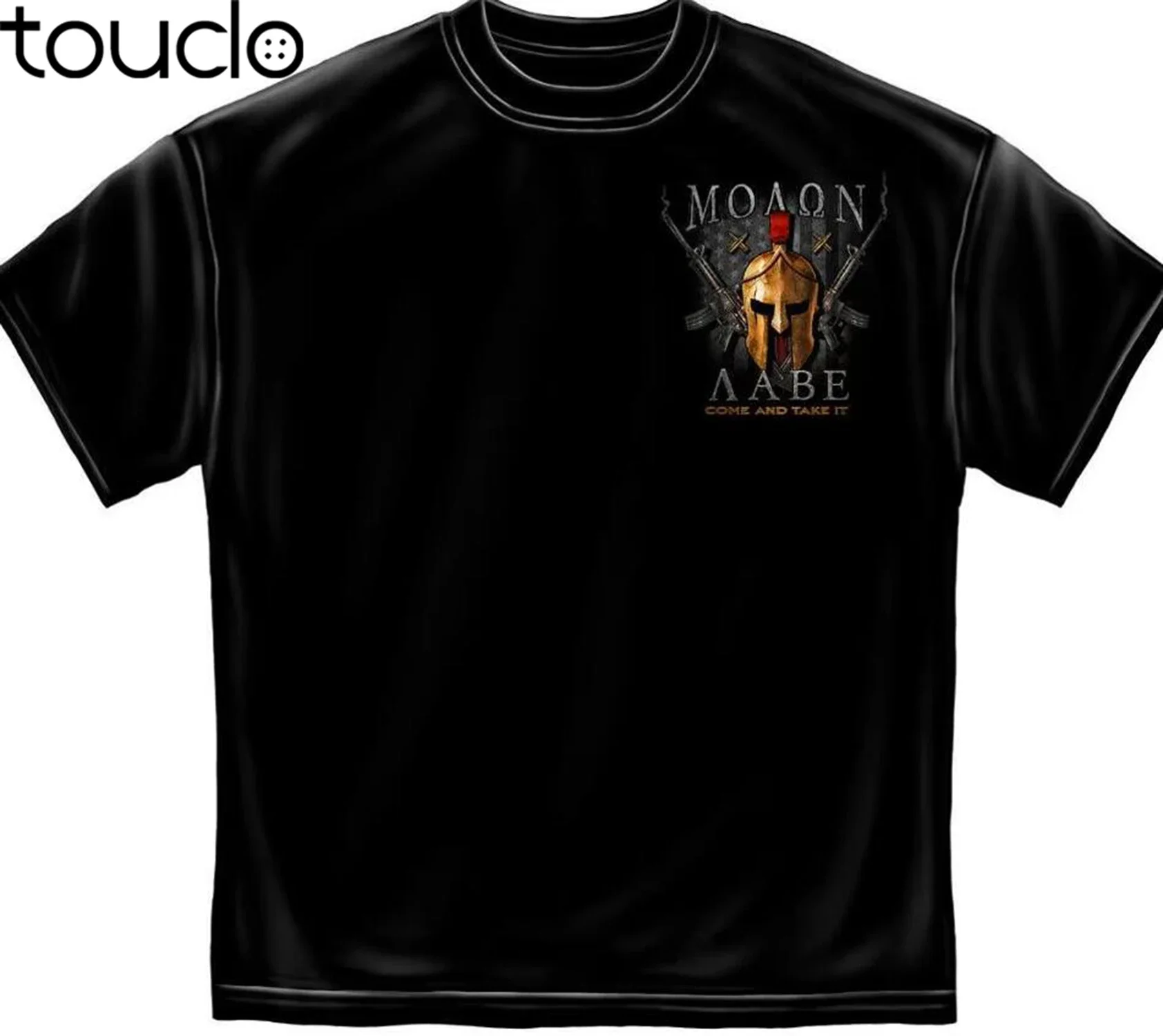 Double Side 2Nd Second Amendment Ar-15 Guns Riffle Flag Usa Molon Labe Nra T-Shirt  Fashion High Quality Men T Shirt Design