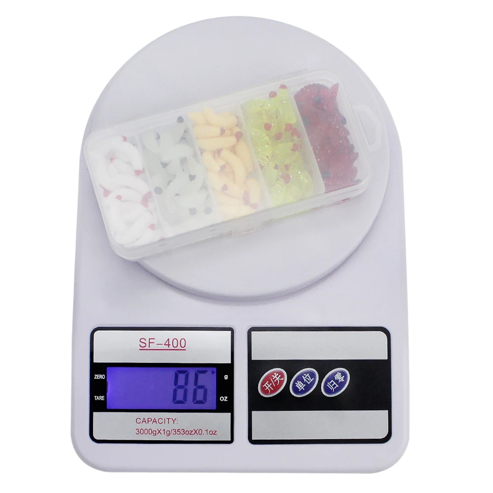 PVC Artificial Wobbler Soft Bait Luminous 2cm 0.4g Fishing Bait Lure for Ocean Beach Gear Mixed Supplies Accessories Set