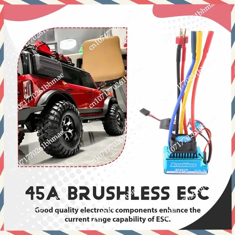 

-A21Z Бесщеточный электрический регулятор скорости Esc Водонепроницаемый пыленепроницаемый аксессуар для радиоуправляемой части