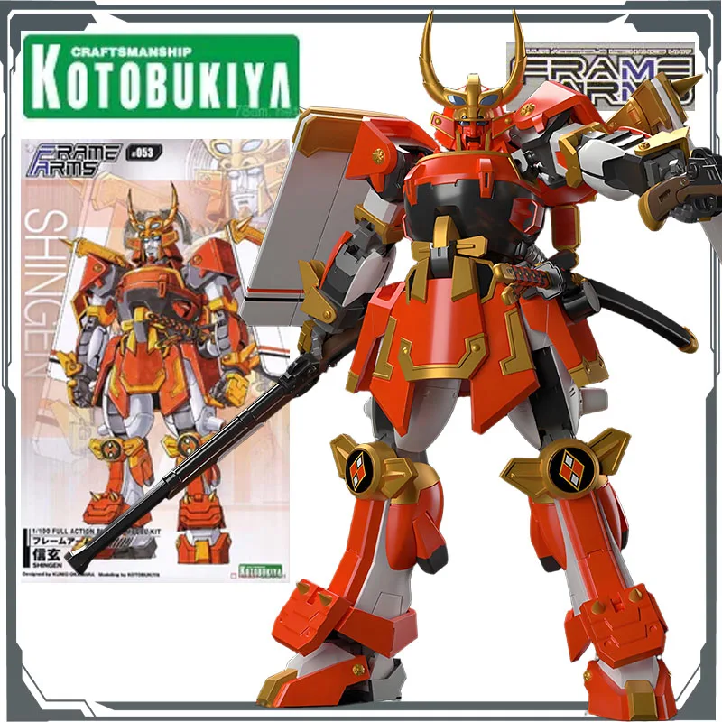 

Kotobukiya оригинальный комплект моделей GUNDAM FRAME ARMS SHINGEN 1/100 аниме фигурка в сборе модель игрушки модель подарки для мальчиков