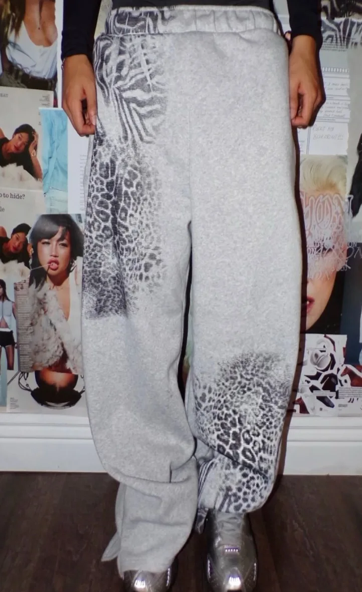 Nuevos pantalones informales con estampado de camuflaje retro americano, ropa de mujer recta de pierna ancha con bolsillos sueltos para otoño e invierno