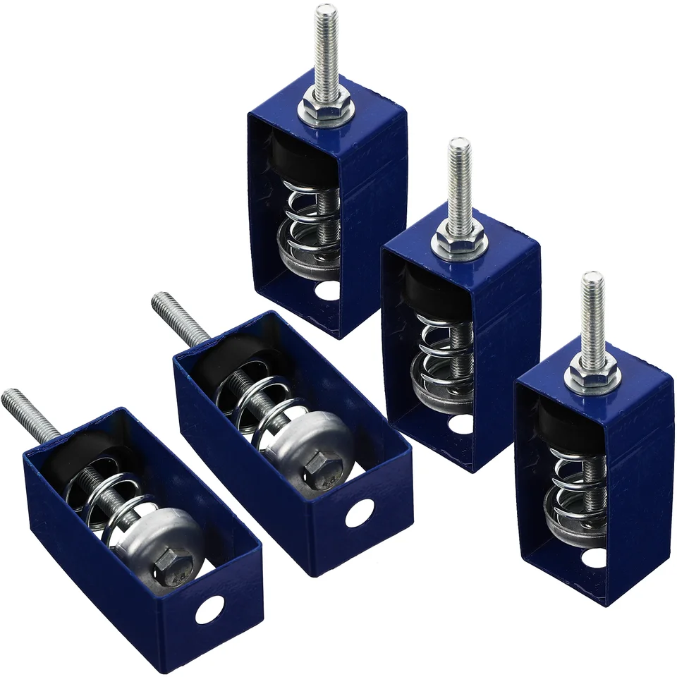 FLKQC 4 Stück Deckenfeder-Vibrationsisolator-Kleiderbügel für Klimaanlage, Schlafzimmer, Theater, Studio, Anti-Vibration, 50 kg Kapazität, 3 cm Ablenkung