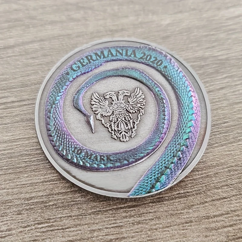 Lucky Dragon Coin Embossed Commemorative Medal Souvenir Coin
