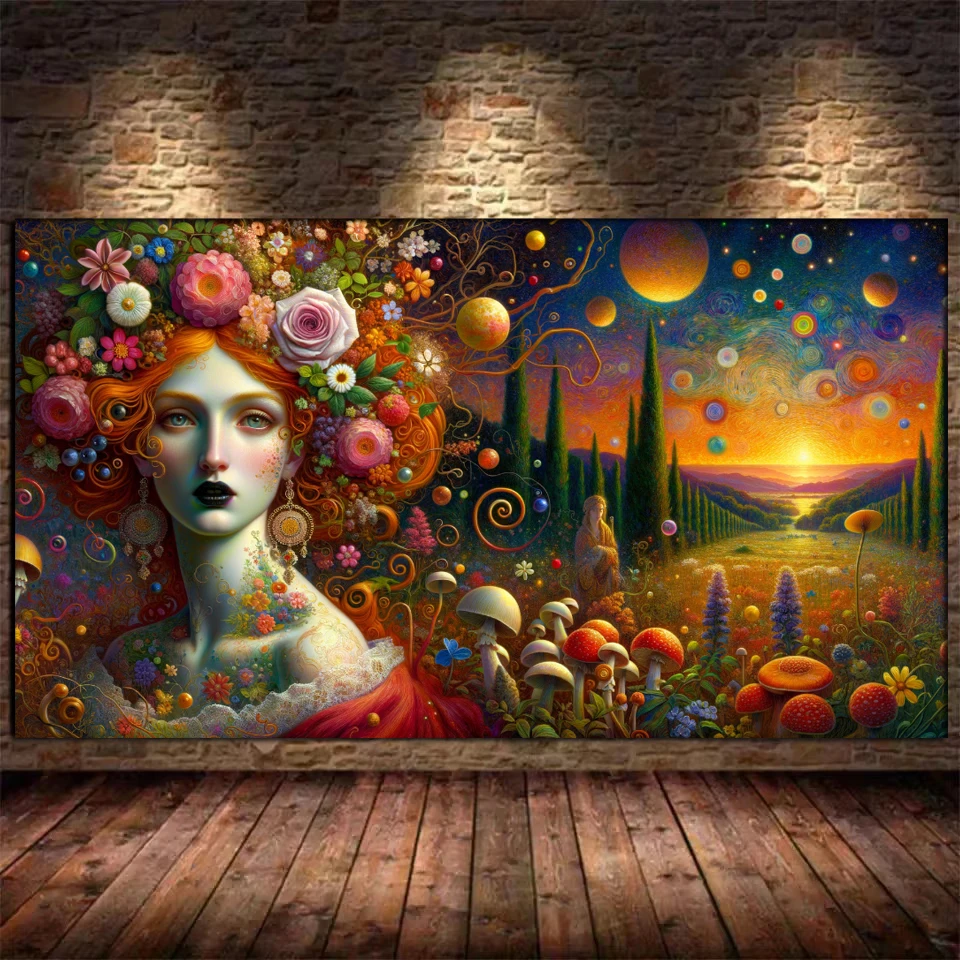 

Klimt стиль с красивой женщиной Новинка 2024 Сделай Сам 5D алмазная живопись полная Алмазная вышивка мозаика наборы для вышивки крестиком