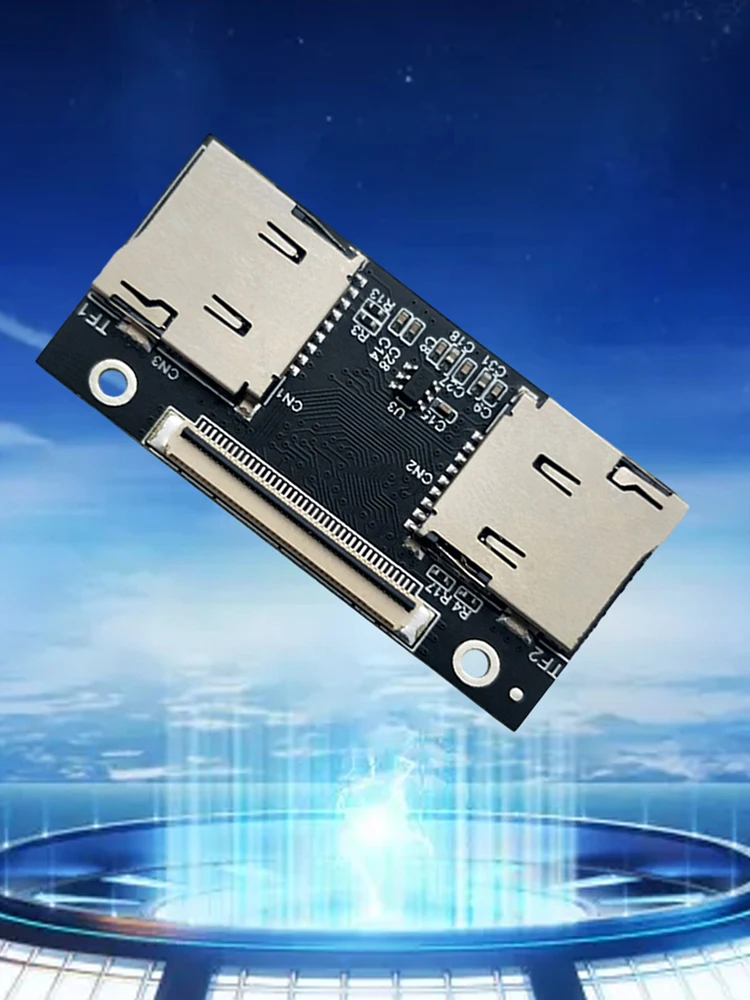 بطاقة تخزين PCB إلى محول CE ZIF SSD بطاقة محول TF متعددة الأغراض 2 بطاقة محول القرص الصلب الصغير لوحدات تحكم الألعاب لأجهزة الكمبيوتر المحمولة