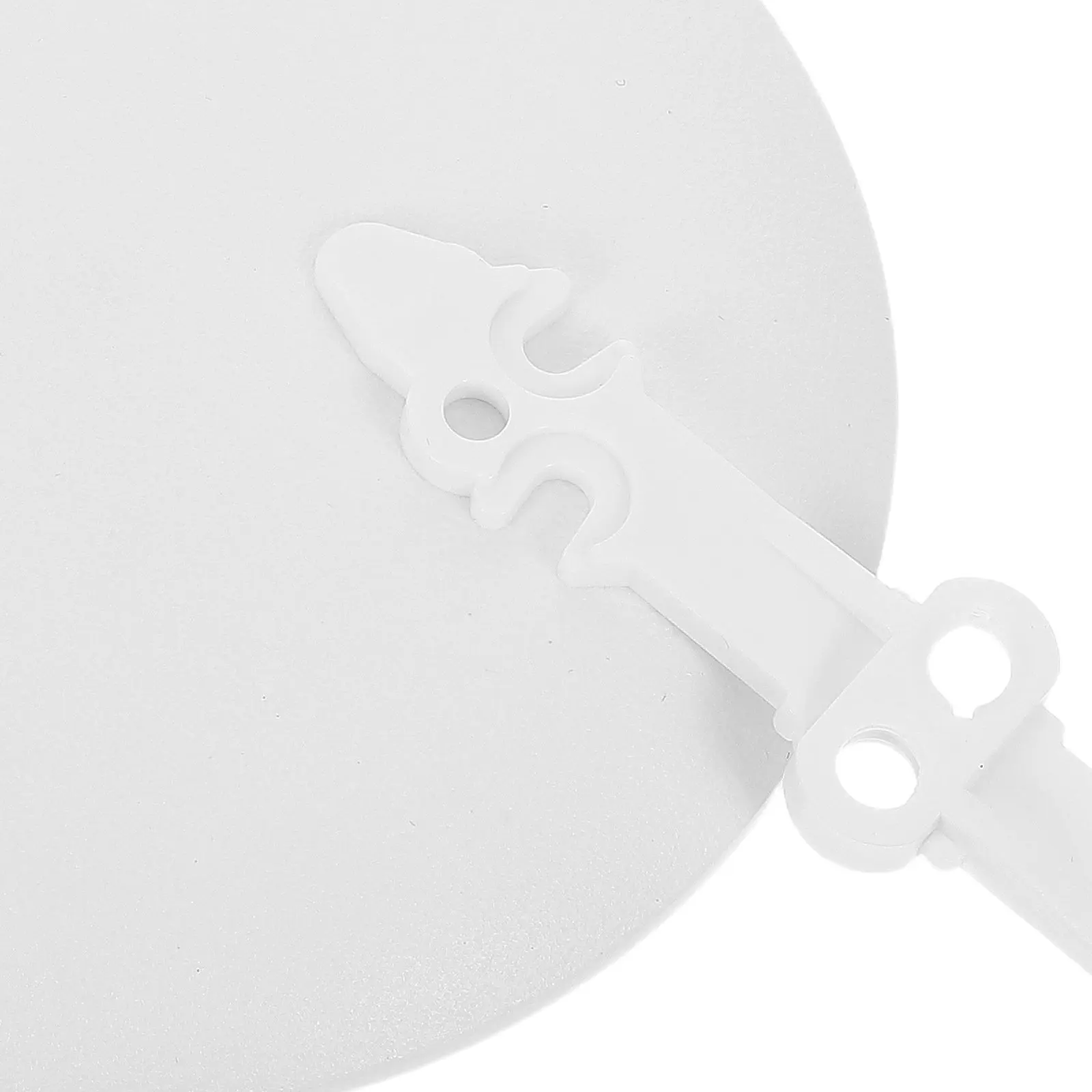 2Pcs Ceiling Box Cover Plate White Round Blank Plastic Ceiling Hole Cover Plate for Electrical Box Closure