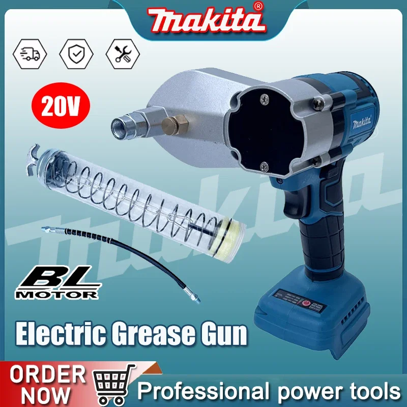 

Makita Brushless Electric Grease Gun High Pressure Lubricating Oil Injector Machine Grease Guns For Makita 20V Battery