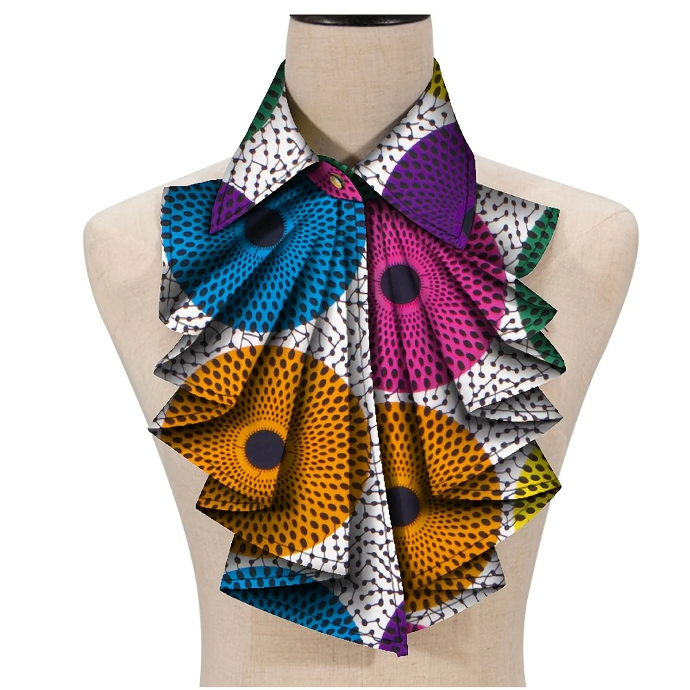 African New False Collar Fake Collars Women Blouse Bows Women Clothes Accessories Classic False Cotton Collar Women WYA027