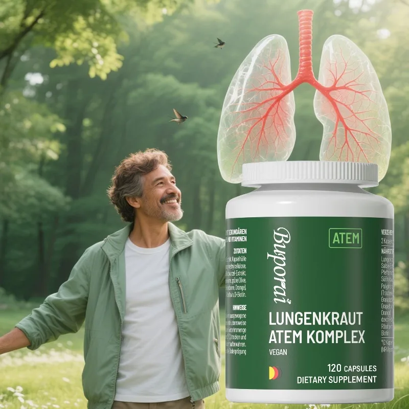 Lung Detox & Cleanse - Supports Respiratory Health, Enhances Absorption, and Delivers A Refreshing Breathing Experience