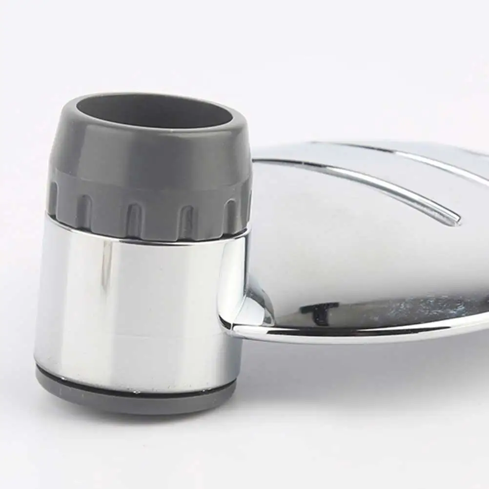 

2pcs Tray Premium Abs Hollow Drain Design For Better Water Drainage Lightweight Portable Silver Pore Diameter 22Mm Soap Holder