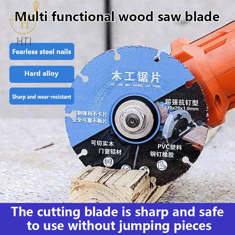 New Aluminum Alloy Woodworker Saw Blade Multifunctional Cutting Blade Angle Grinder Cutting Machine Saw Blade Wood Cutting Slice